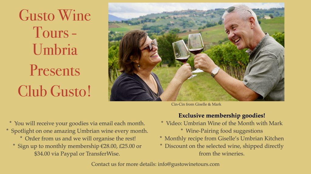 Join us at Club Gusto! - Gusto Wine Tours Join us at Club Gusto!